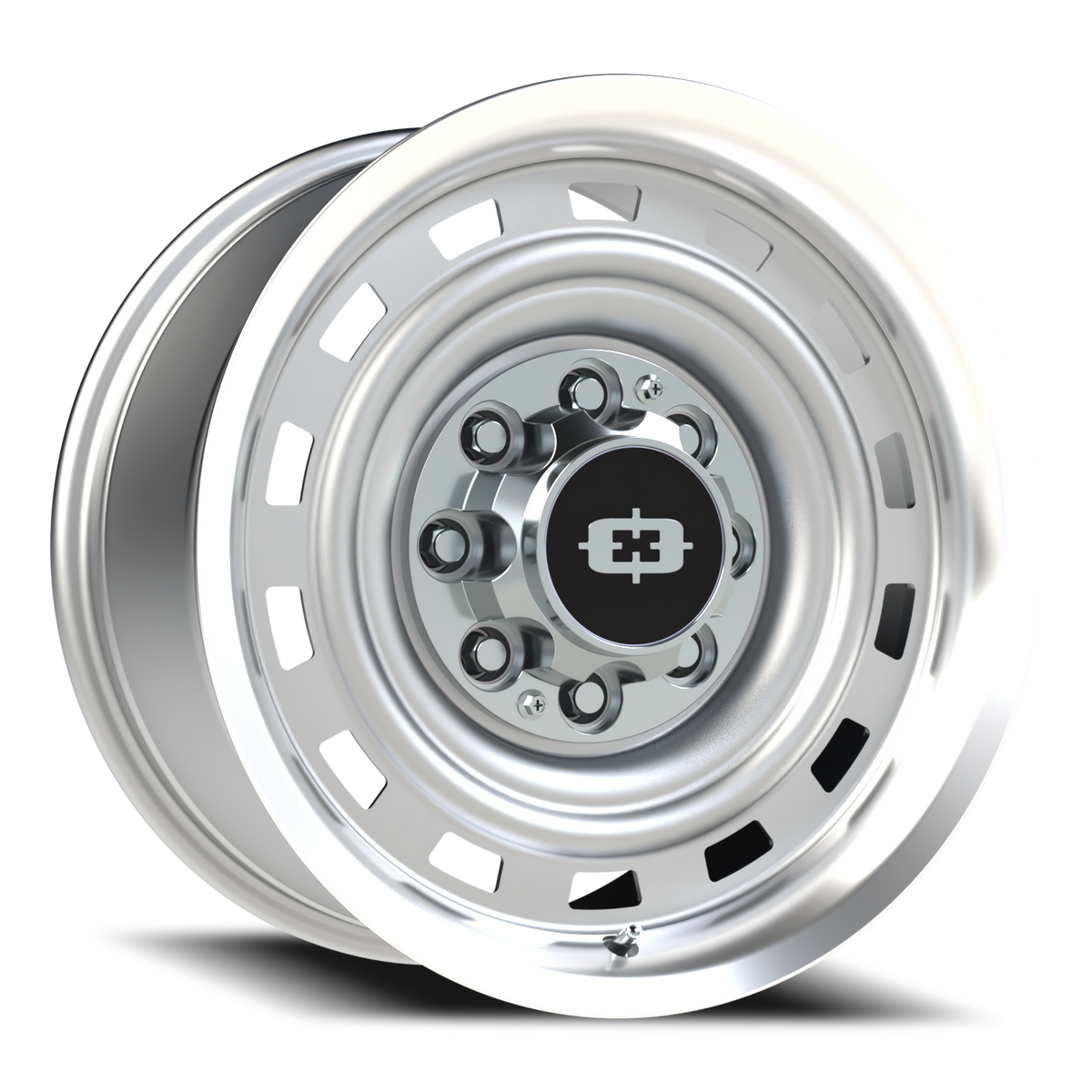 Vision Wheel 54 Silver Machined Lip 18x9 +12 8x165.1mm 116.8mm - Wheelwiz
