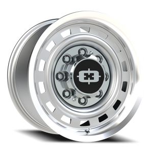 Vision Wheel 54 Silver Machined Lip 18x9 +12 8x180mm 124.2mm - Wheelwiz