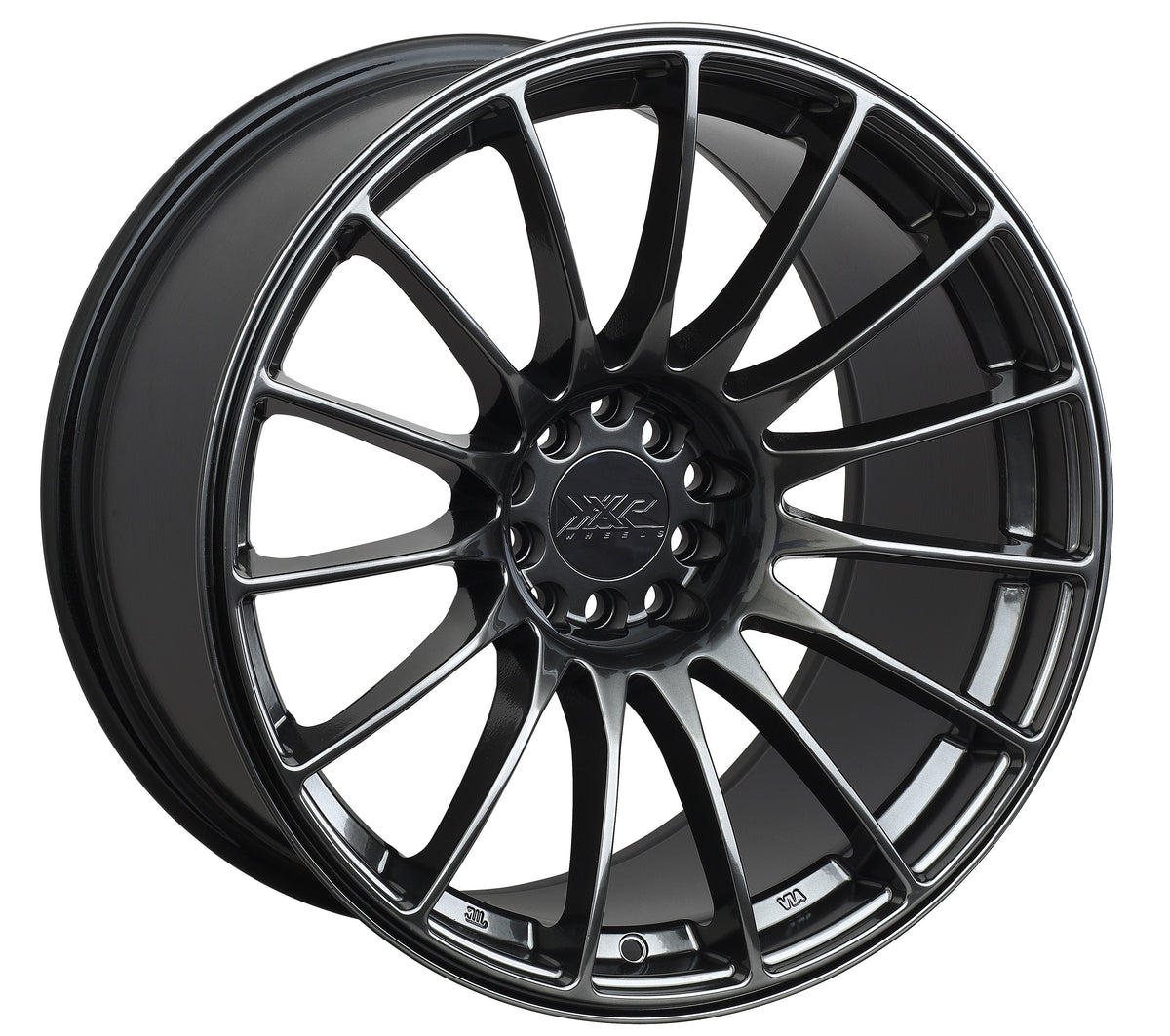 XXR Wheels XXR 550 Chromium Black 18x8.75 +36 5x100|5x114.3mm 73.1mm