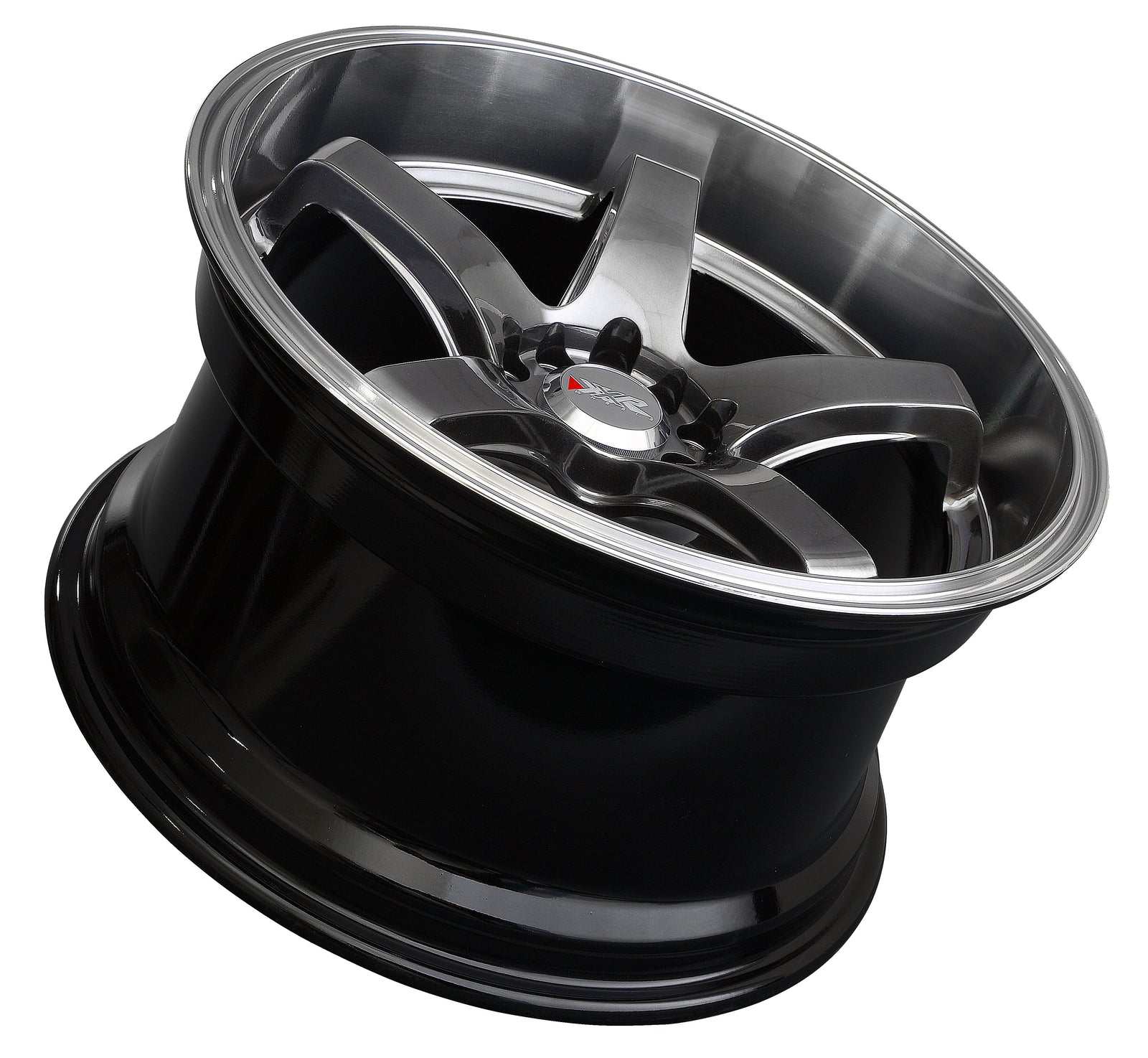 XXR Wheels 555 Chromium Black / ML 17x8 +35 5x100|5x114.3 73.1mm - Wheelwiz
