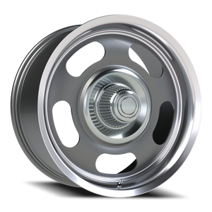 Vision Wheel 55 Gunmetal Machined Lip 20x9.5 +12 5x120.65mm 83mm - Wheelwiz