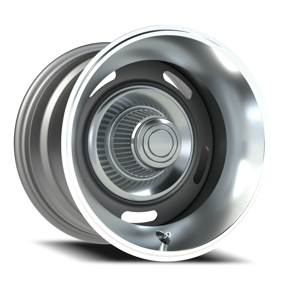 Vision Wheel 55 Silver 15x10 -32 5x127mm 81.7mm - Wheelwiz