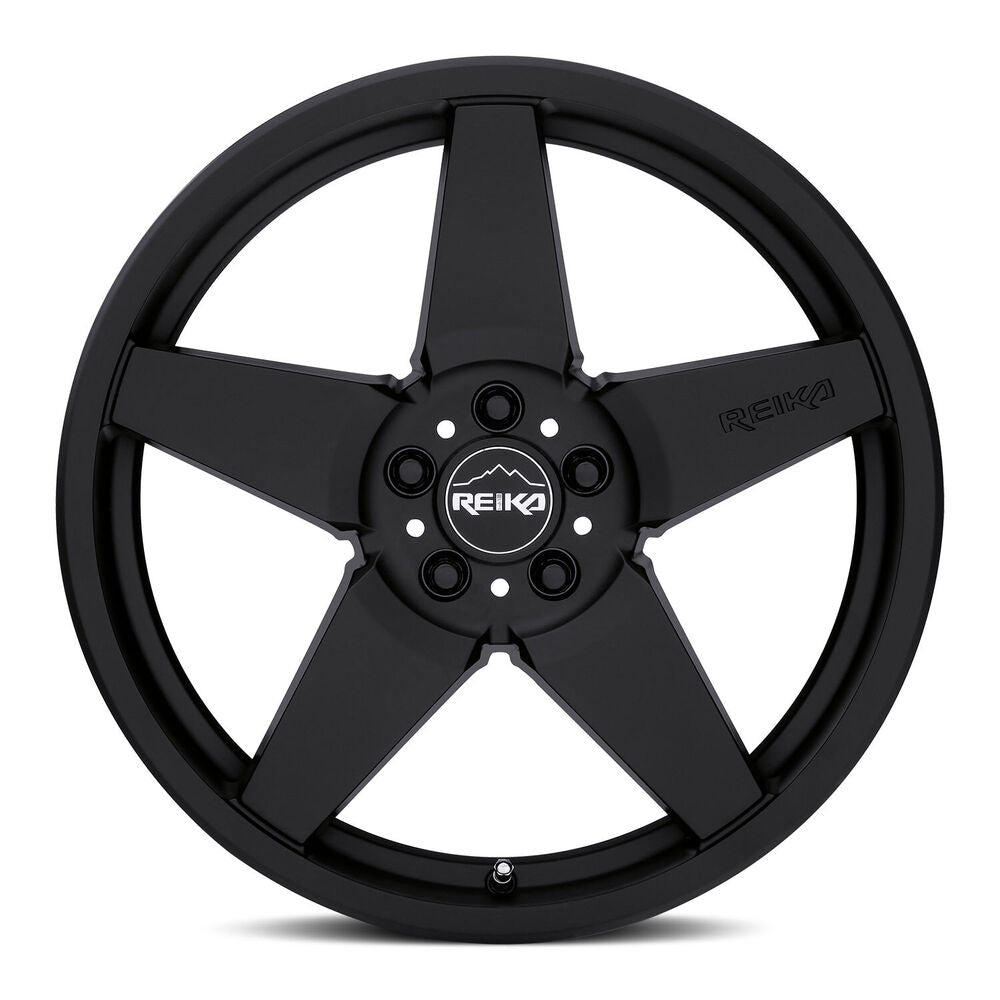 Reika R15 Satin Black 17x7 +15 5x100mm 65.1mm