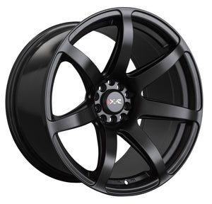 XXR Wheels 560 Flat Black 18x8.5 +20 5x100|5x114.3 73.1mm - Wheelwiz