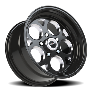 Vision Wheel 561 Gloss Black with Milled Windows 15x8 0 5x114.3mm 83.1mm - Wheelwiz