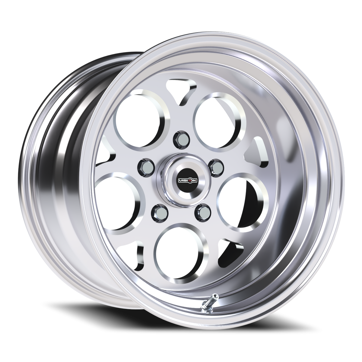 Vision Wheel 561 Polished 15x10 -25 5x120.65mm 83.1mm - Wheelwiz