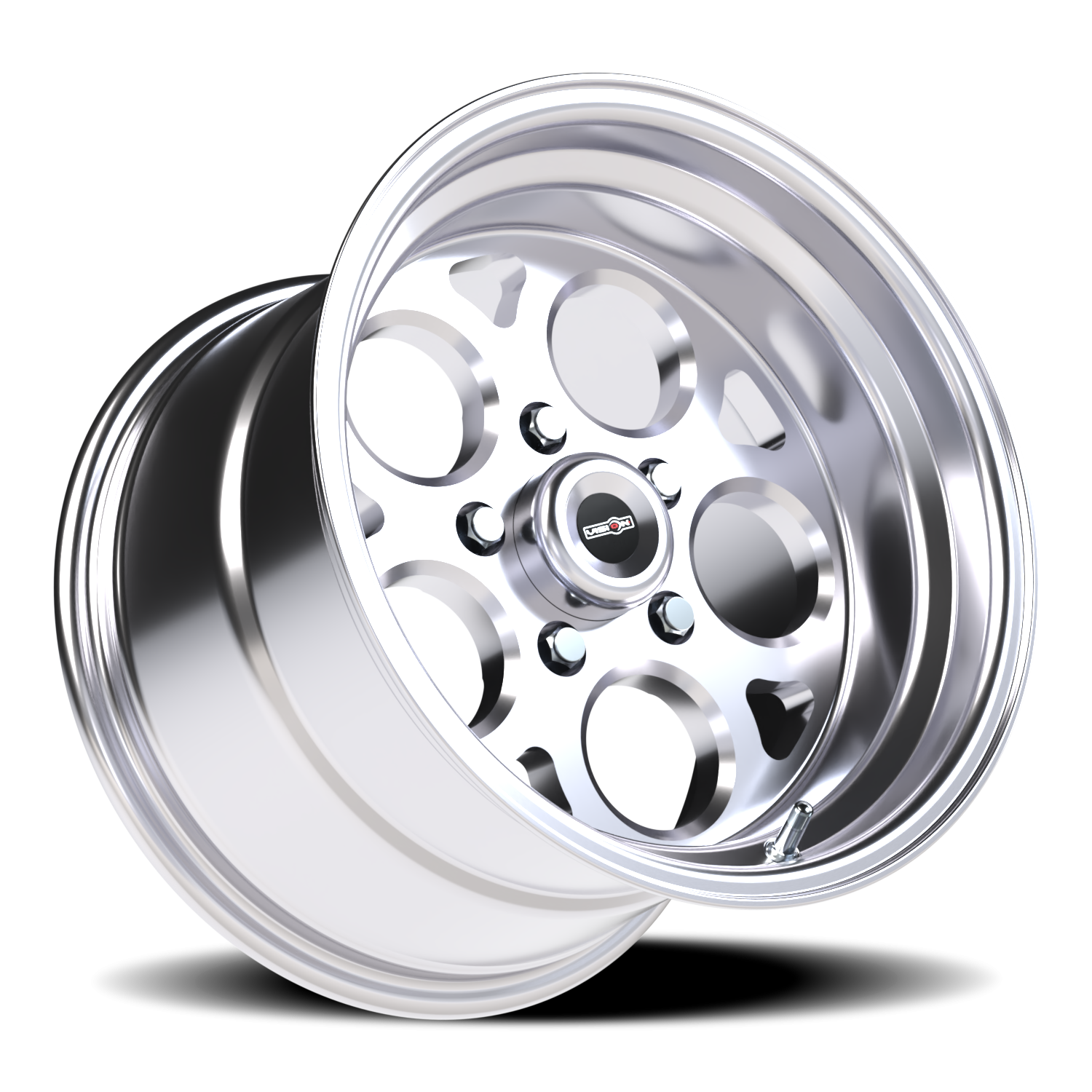 Vision Wheel 561 Polished 15x10 0 5x120.65mm 83.1mm - Wheelwiz