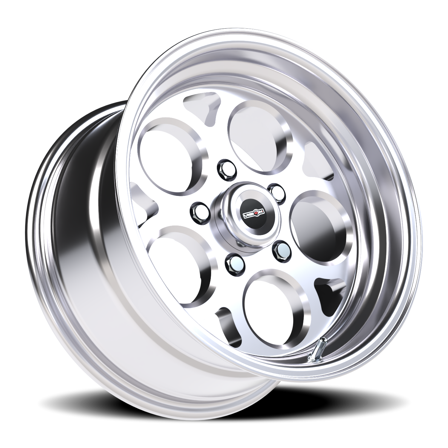 Vision Wheel 561 Polished 15x8 0 5x114.3mm 83.1mm - Wheelwiz