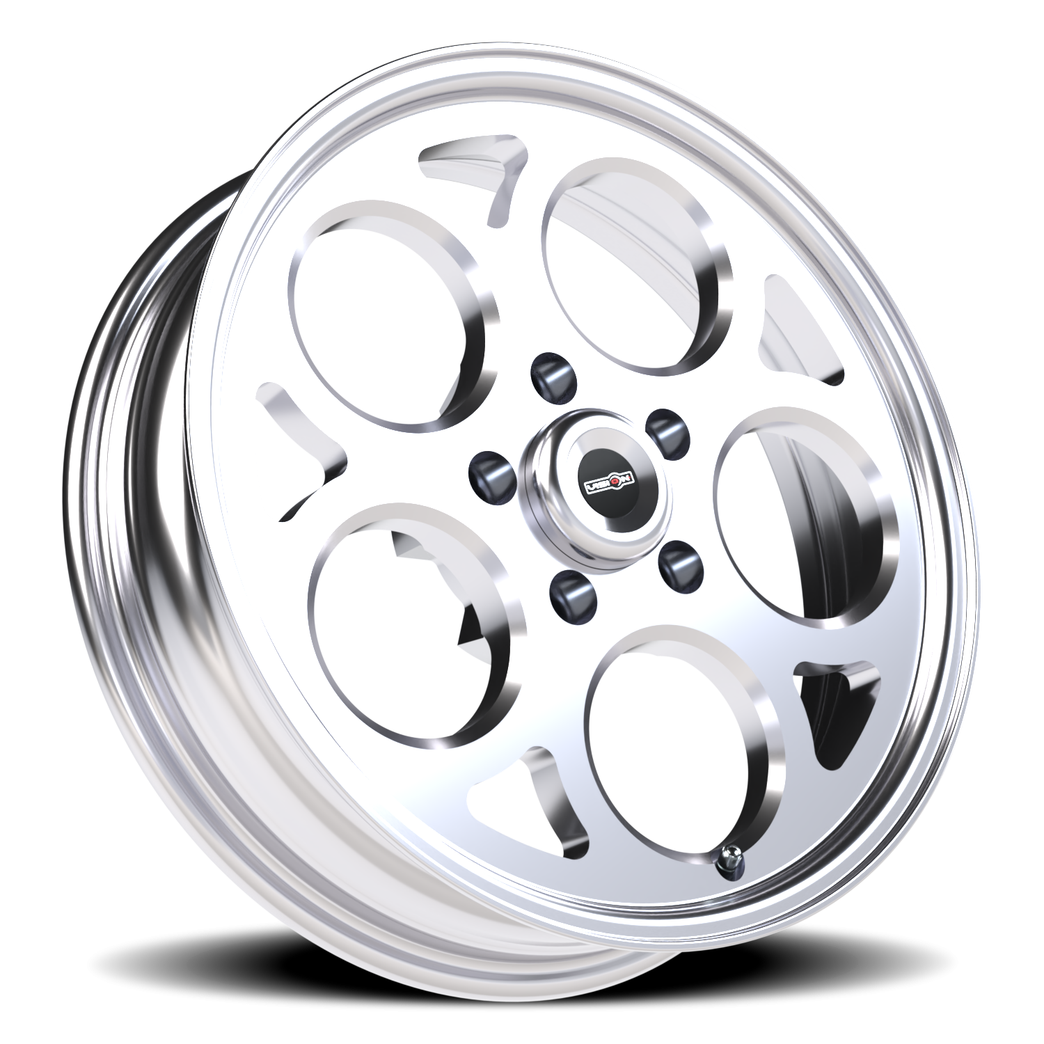 Vision Wheel 561 Polished 17x4.5 -24 5x115mm 83.1mm - Wheelwiz