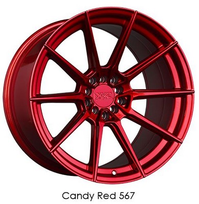 XXR Wheels XXR 567 Candy Red 18x9.5 +38 5x100|5x114.3mm 73.1mm - Wheelwiz