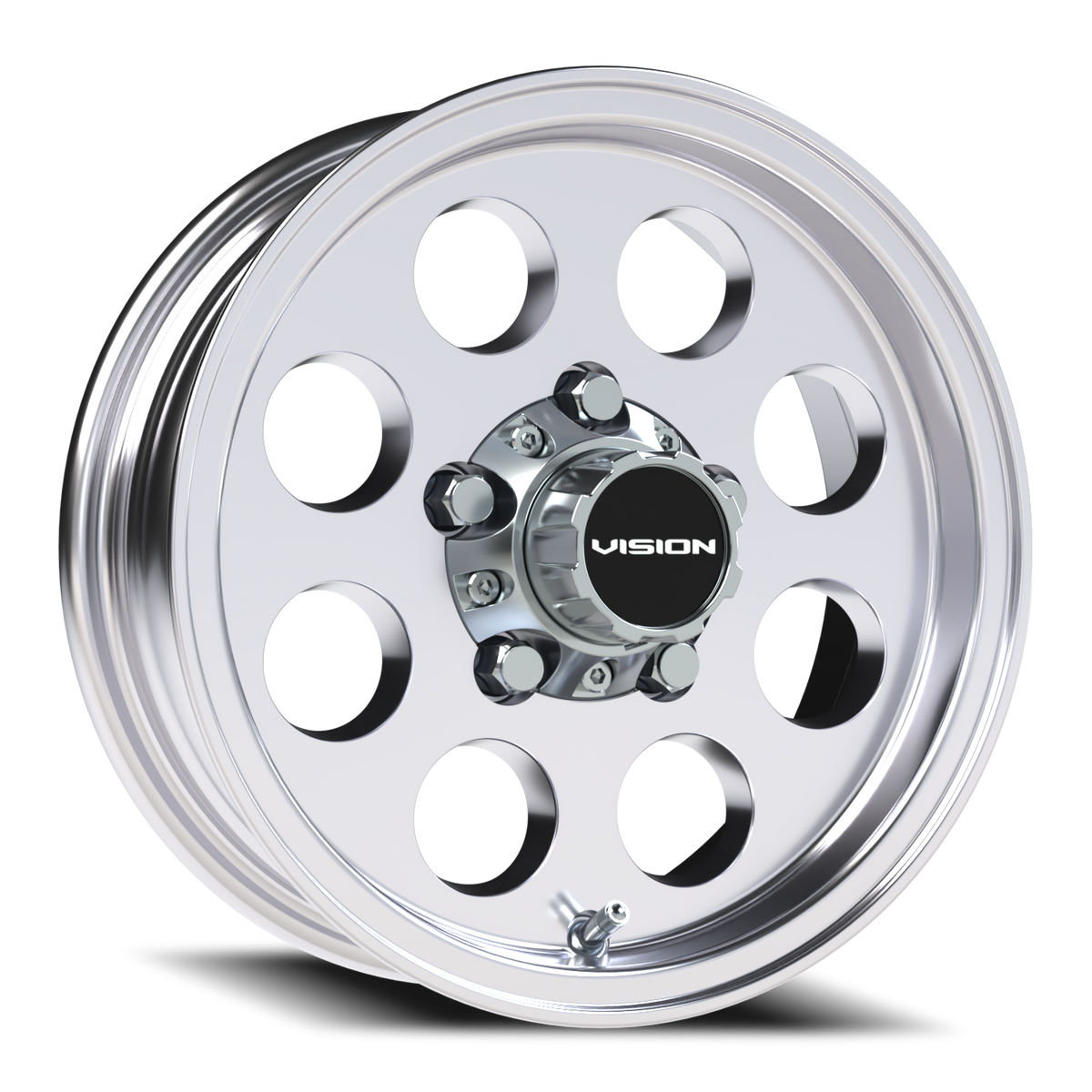 Vision Wheel 56VT Polished 13x4.5 0 5x114.3mm 83mm - Wheelwiz