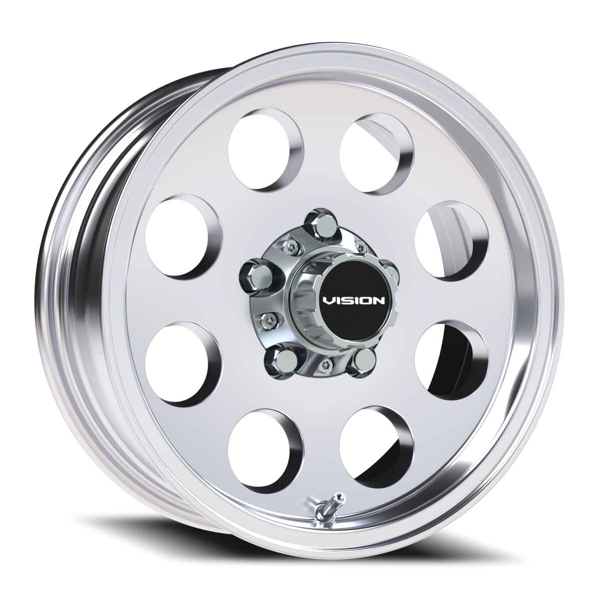 Vision Wheel 56VT Polished 14x5.5 0 5x114.3mm 83mm - Wheelwiz