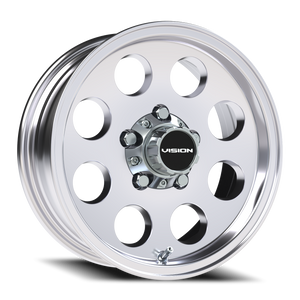 Vision Wheel 56VT Polished 14x5.5 0 5x114.3mm 83mm - Wheelwiz