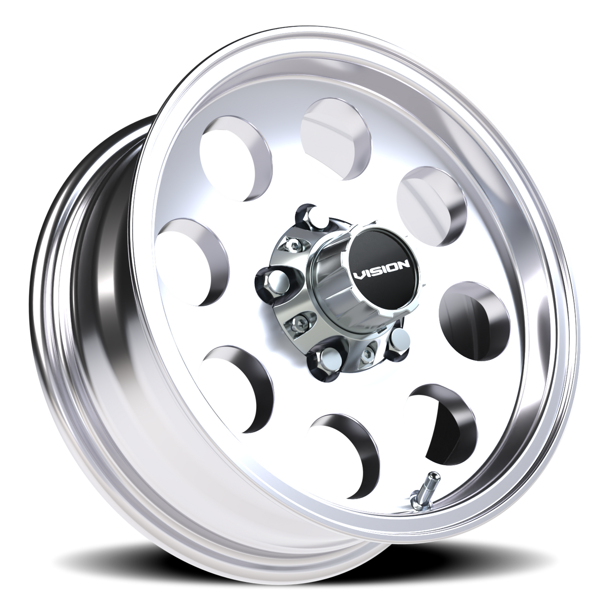 Vision Wheel 56VT Polished 14x5.5 0 5x114.3mm 83mm - Wheelwiz