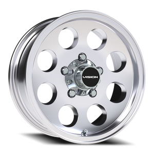 Vision Wheel 56VT Polished 15x6 0 5x114.3mm 83mm - Wheelwiz