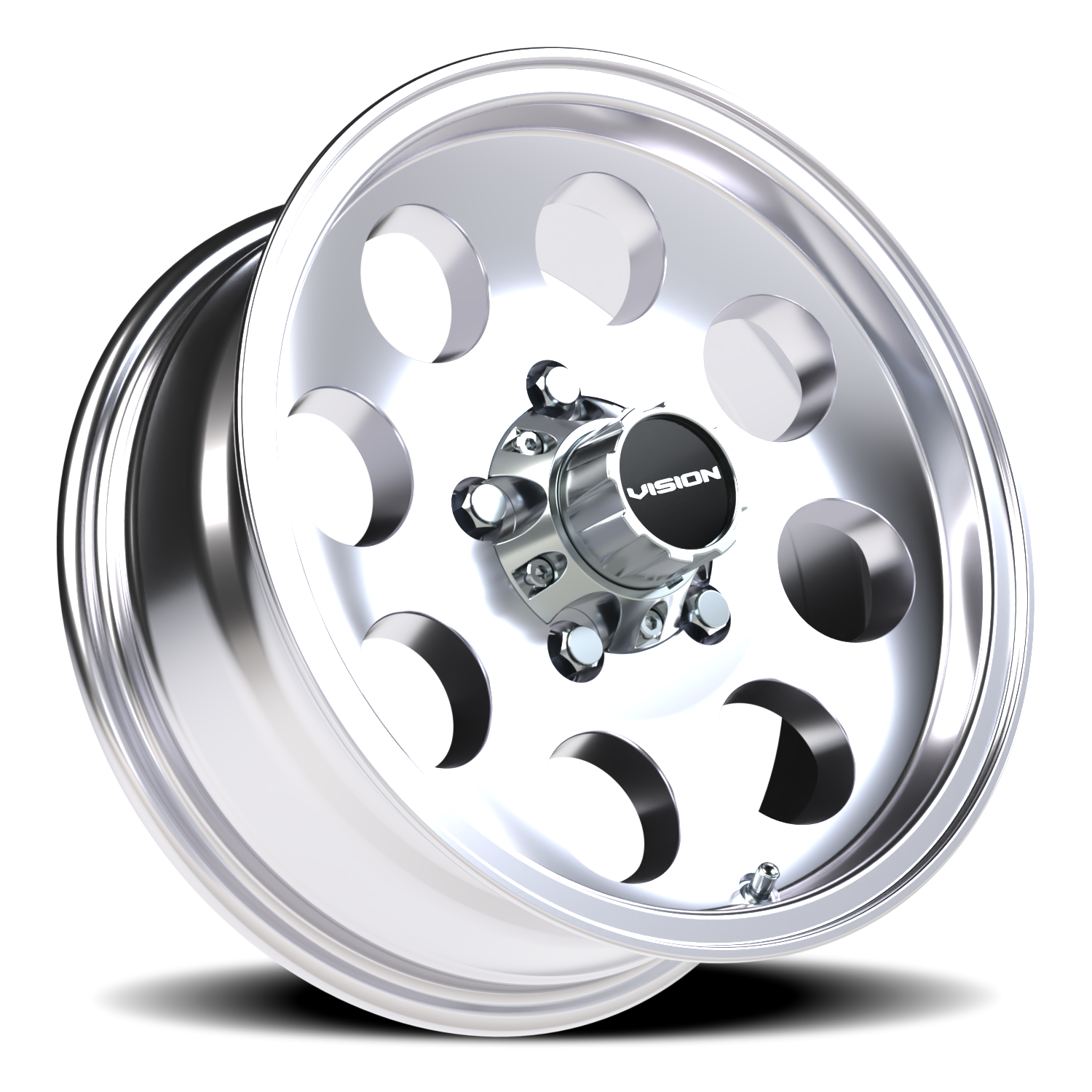 Vision Wheel 56VT Polished 15x6 0 5x114.3mm 83mm - Wheelwiz
