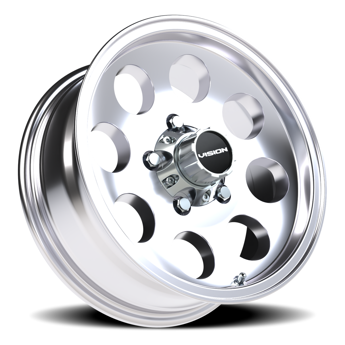 Vision Wheel 56VT Polished 15x6 0 5x127mm 83mm - Wheelwiz