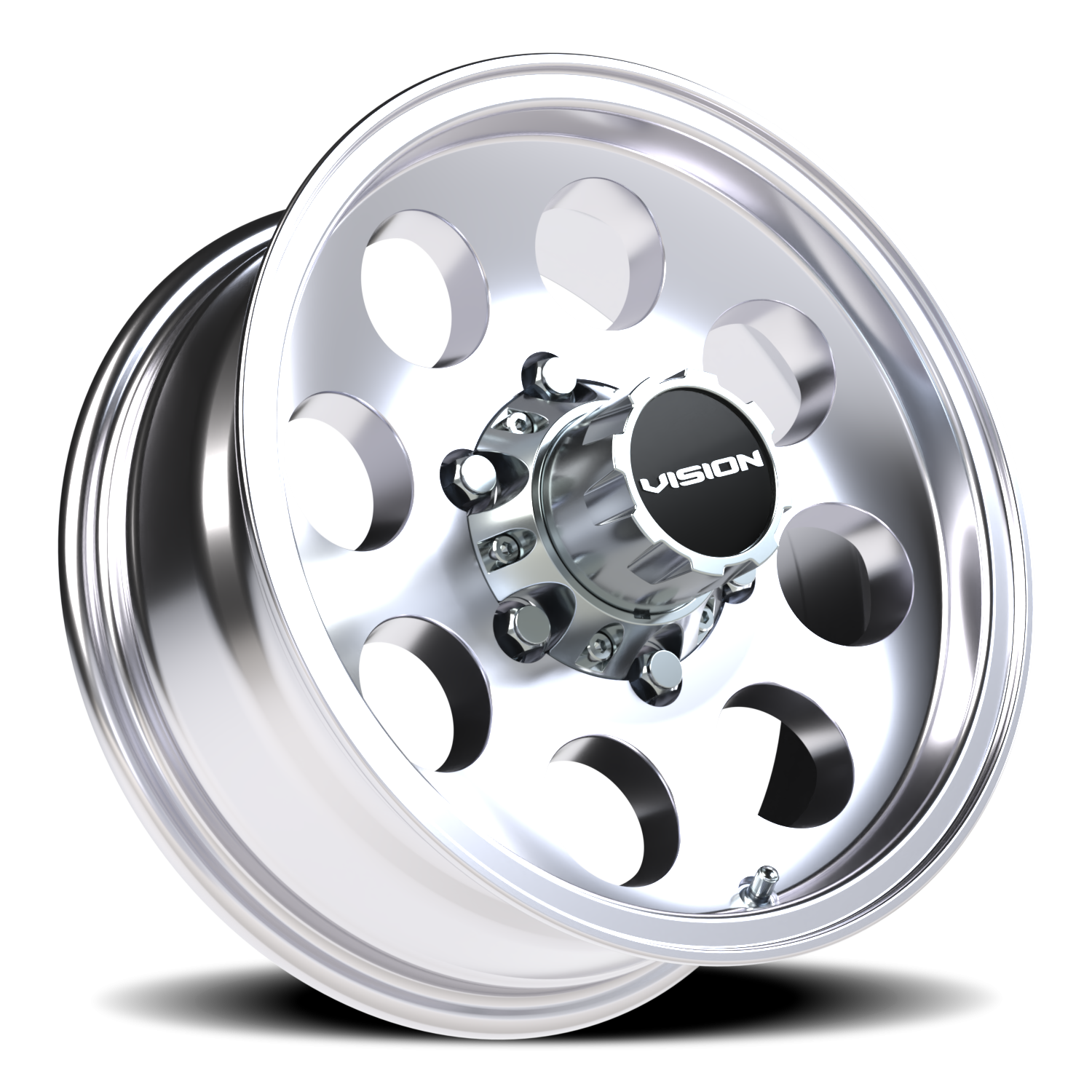 Vision Wheel 56VT Polished 15x6 0 6x139.7mm 108mm - Wheelwiz