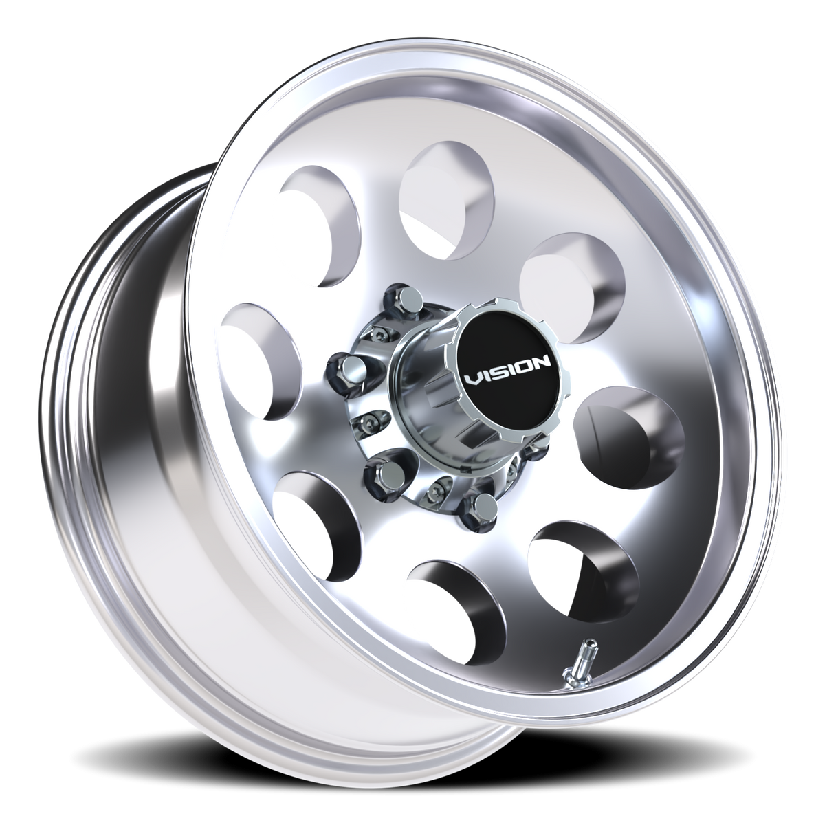Vision Wheel 56VT Polished 16x7 -12 6x139.7mm 108mm - Wheelwiz