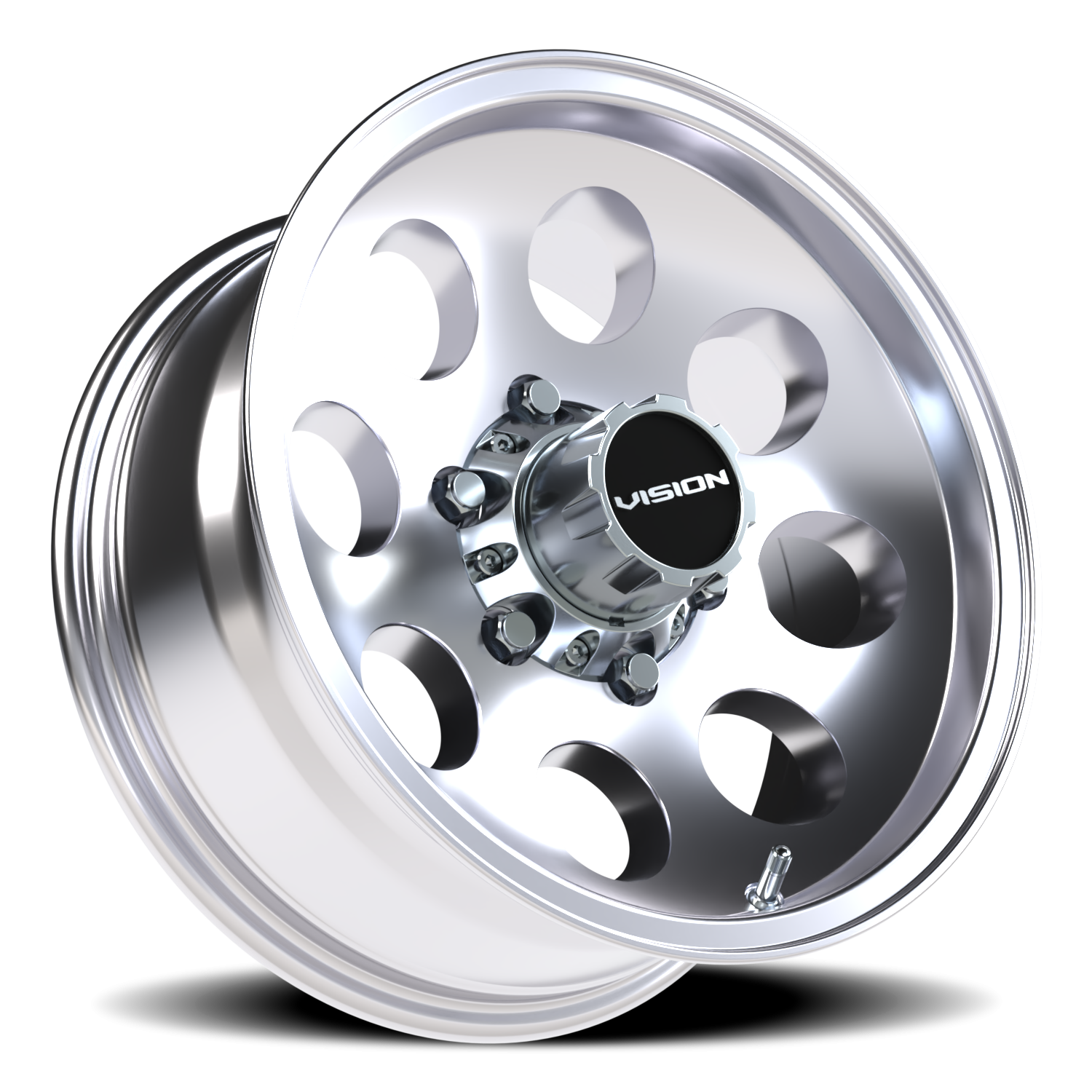 Vision Wheel 56VT Polished 16x7 -12 6x139.7mm 108mm - Wheelwiz