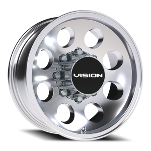 Vision Wheel 56VT Polished 16x7 -12 8x165.1mm 124.5mm - Wheelwiz