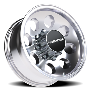 Vision Wheel 56VT Polished 16x7 -12 8x165.1mm 124.5mm - Wheelwiz