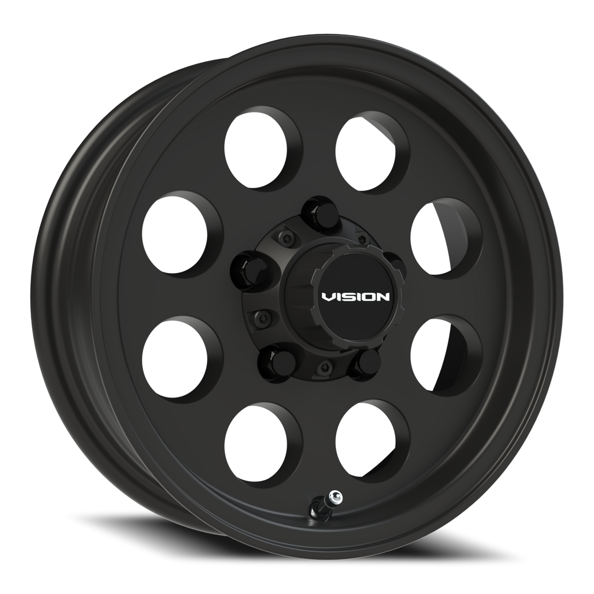 Vision Wheel 56VT Satin Black 13x4.5 0 5x114.3mm 83mm - Wheelwiz