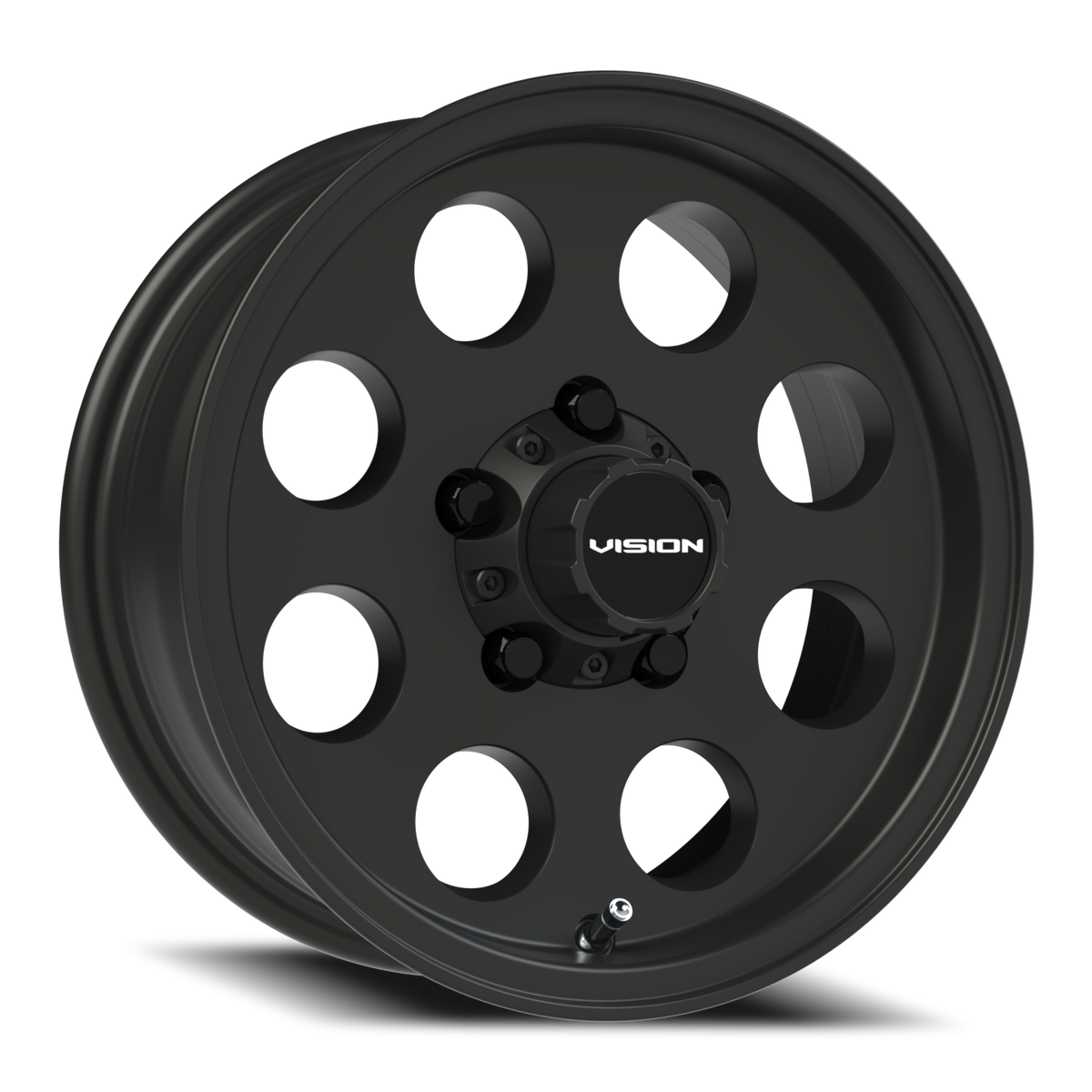 Vision Wheel 56VT Satin Black 14x5.5 0 5x114.3mm 83mm - Wheelwiz