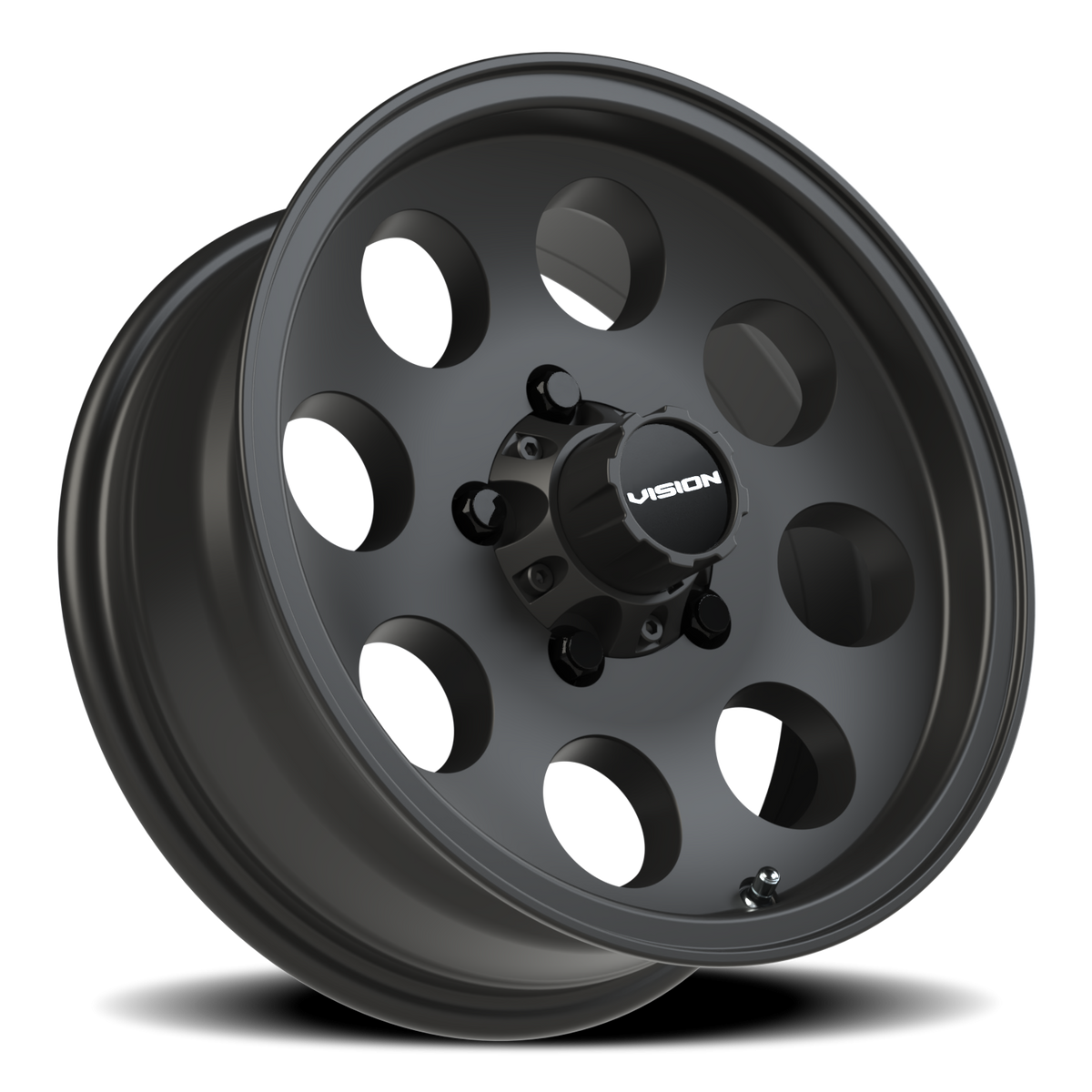 Vision Wheel 56VT Satin Black 15x6 0 5x127mm 83mm - Wheelwiz