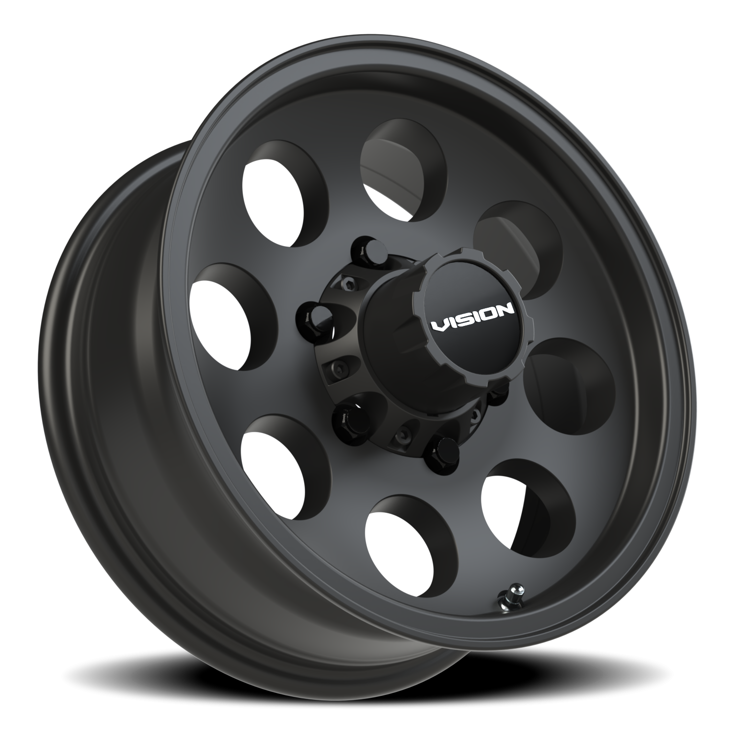 Vision Wheel 56VT Satin Black 15x6 0 6x139.7mm 108mm - Wheelwiz