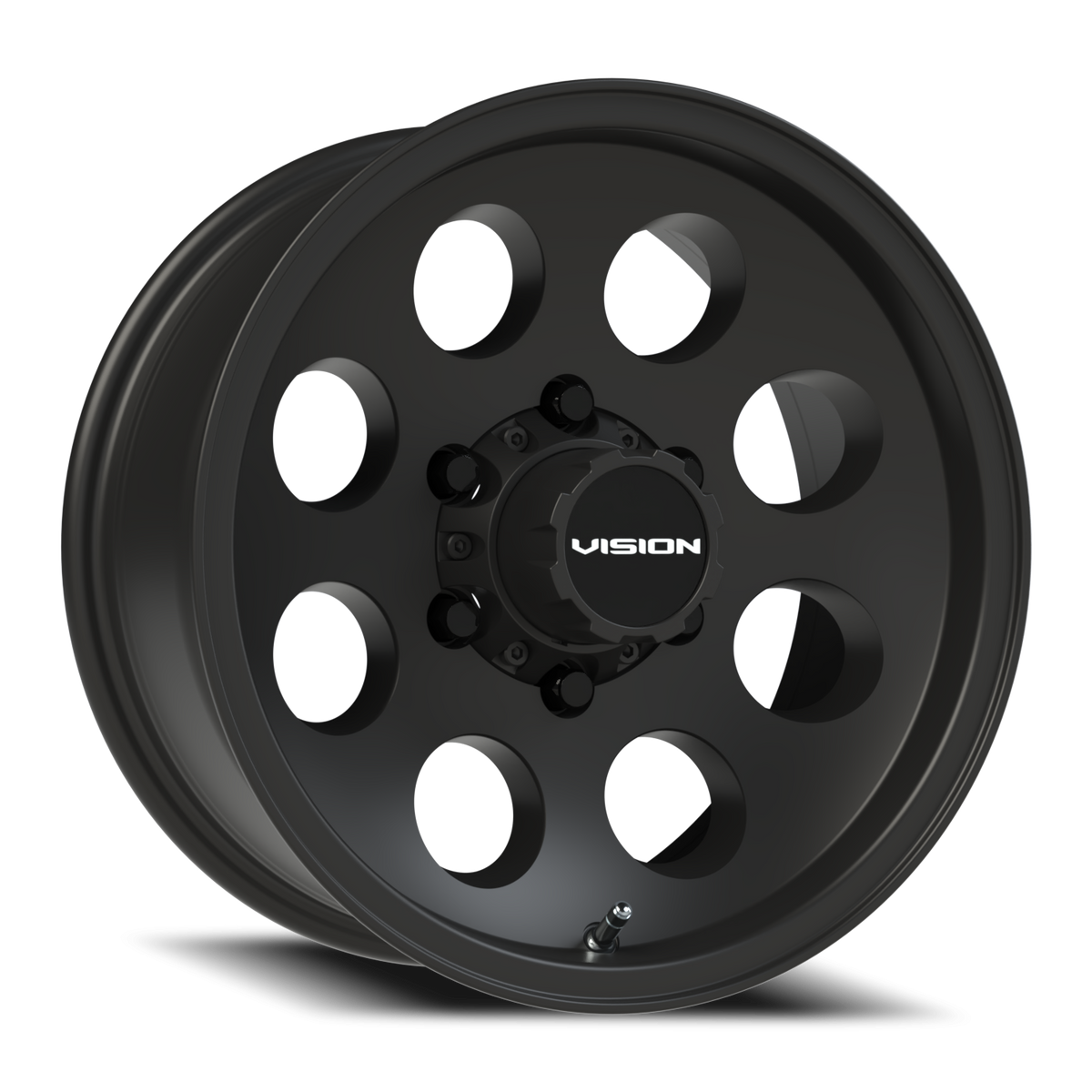 Vision Wheel 56VT Satin Black 16x7 -12 6x139.7mm 108mm - Wheelwiz