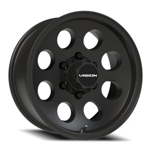 Vision Wheel 56VT Satin Black 16x7 -12 6x139.7mm 108mm - Wheelwiz