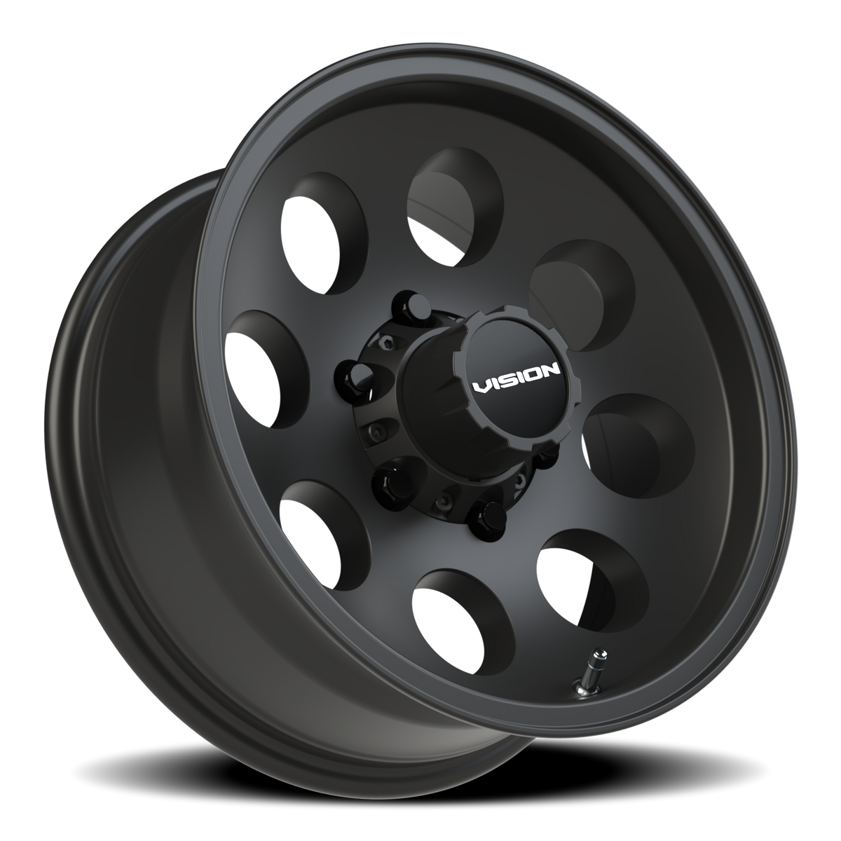 Vision Wheel 56VT Satin Black 16x7 -12 6x139.7mm 108mm - Wheelwiz