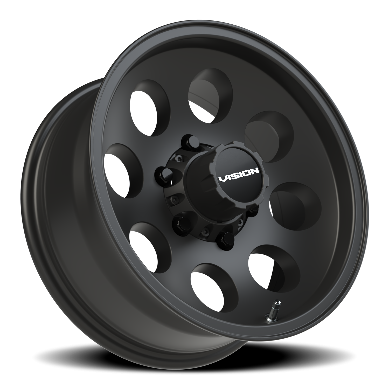 Vision Wheel 56VT Satin Black 16x7 -12 6x139.7mm 108mm - Wheelwiz