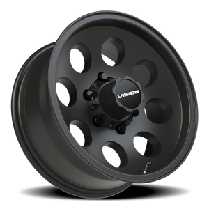 Vision Wheel 56VT Satin Black 16x7 -12 6x139.7mm 108mm - Wheelwiz