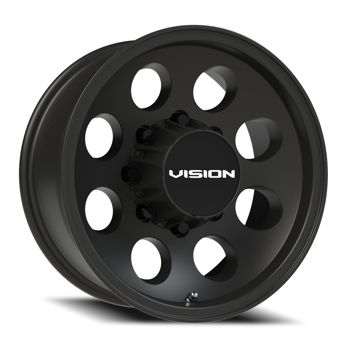 Vision Wheel 56VT Satin Black 16x7 -12 8x165.1mm 124.5mm - Wheelwiz