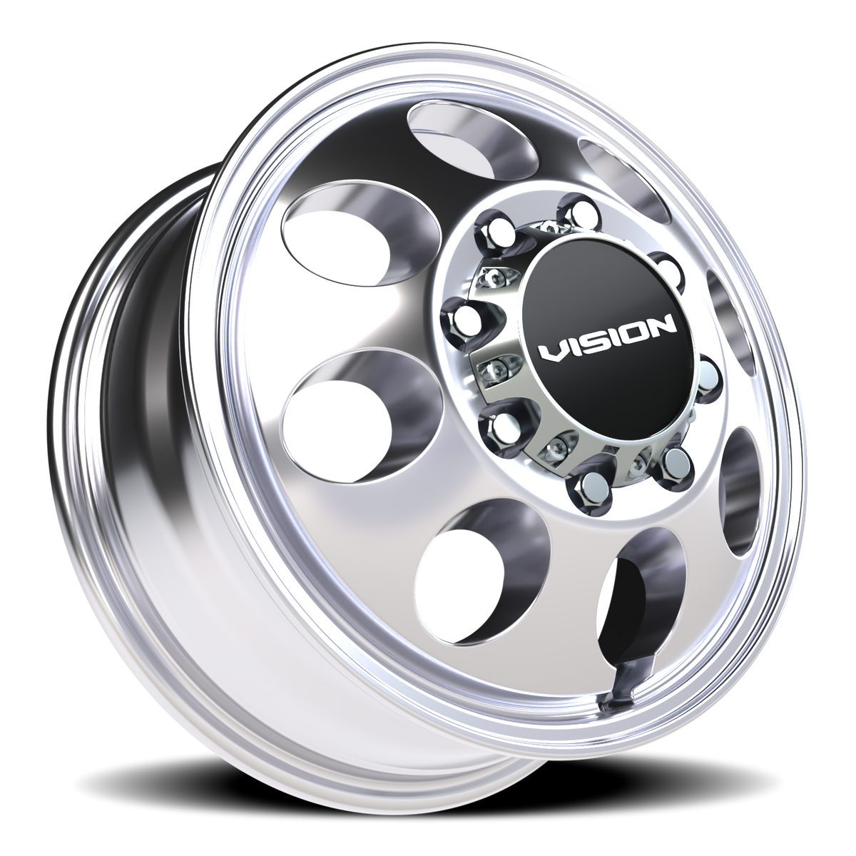 Vision Wheel 56 Polished 16x6 +115 8x165.1mm 125.2mm - Wheelwiz