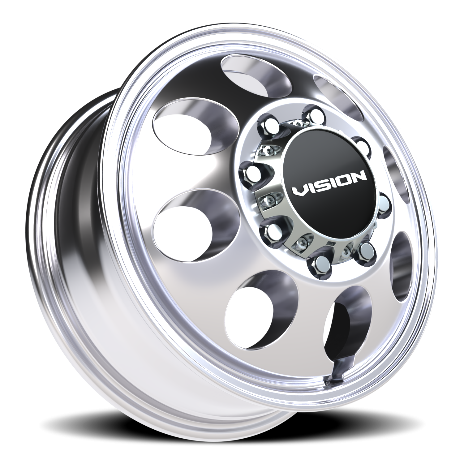 Vision Wheel 56 Polished 16x6 +115 8x165.1mm 125.2mm - Wheelwiz