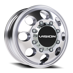 Vision Wheel 56 Polished 17x6.5 +121 8x170mm 125.2mm - Wheelwiz