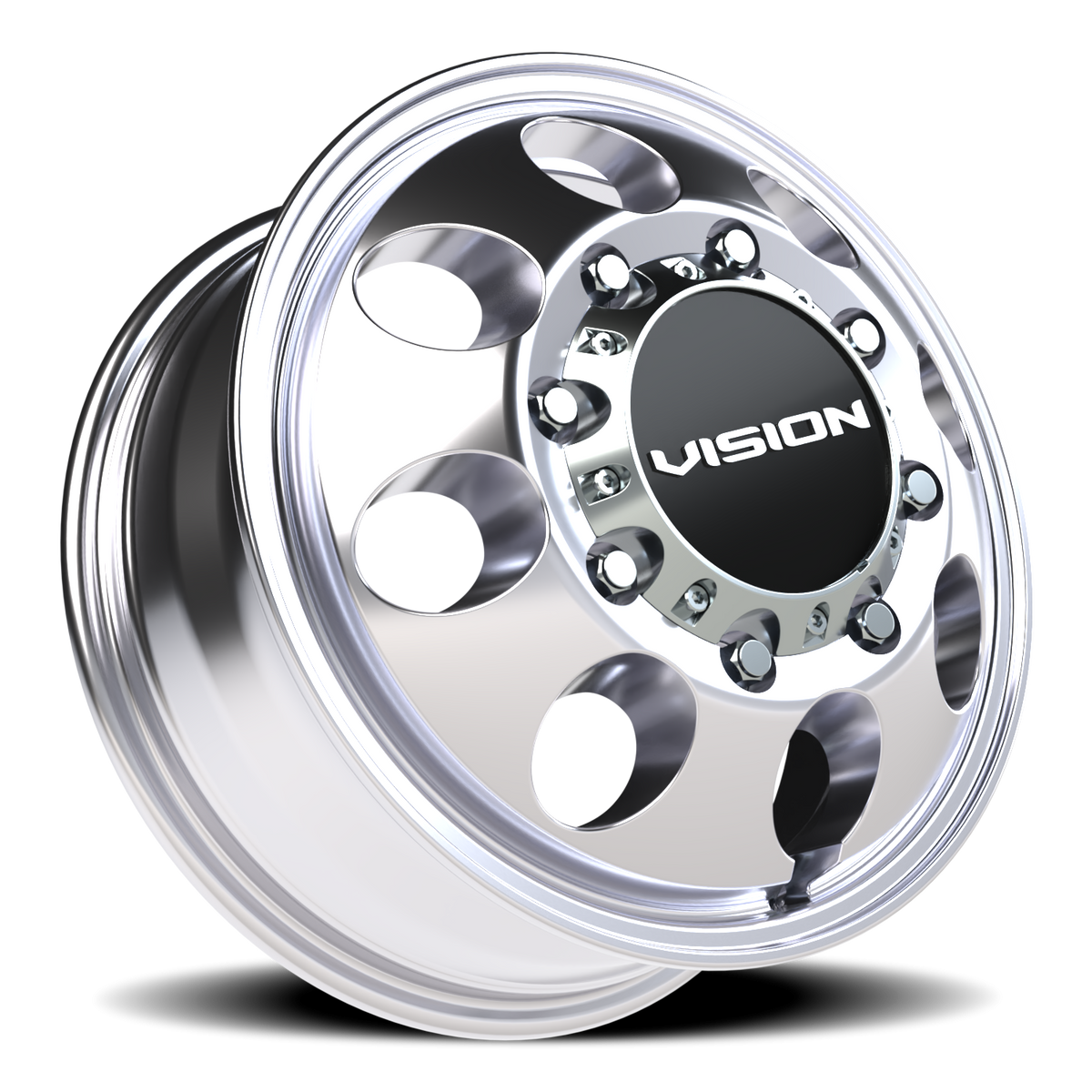 Vision Wheel 56 Polished 17x6.5 +121 8x170mm 125.2mm - Wheelwiz
