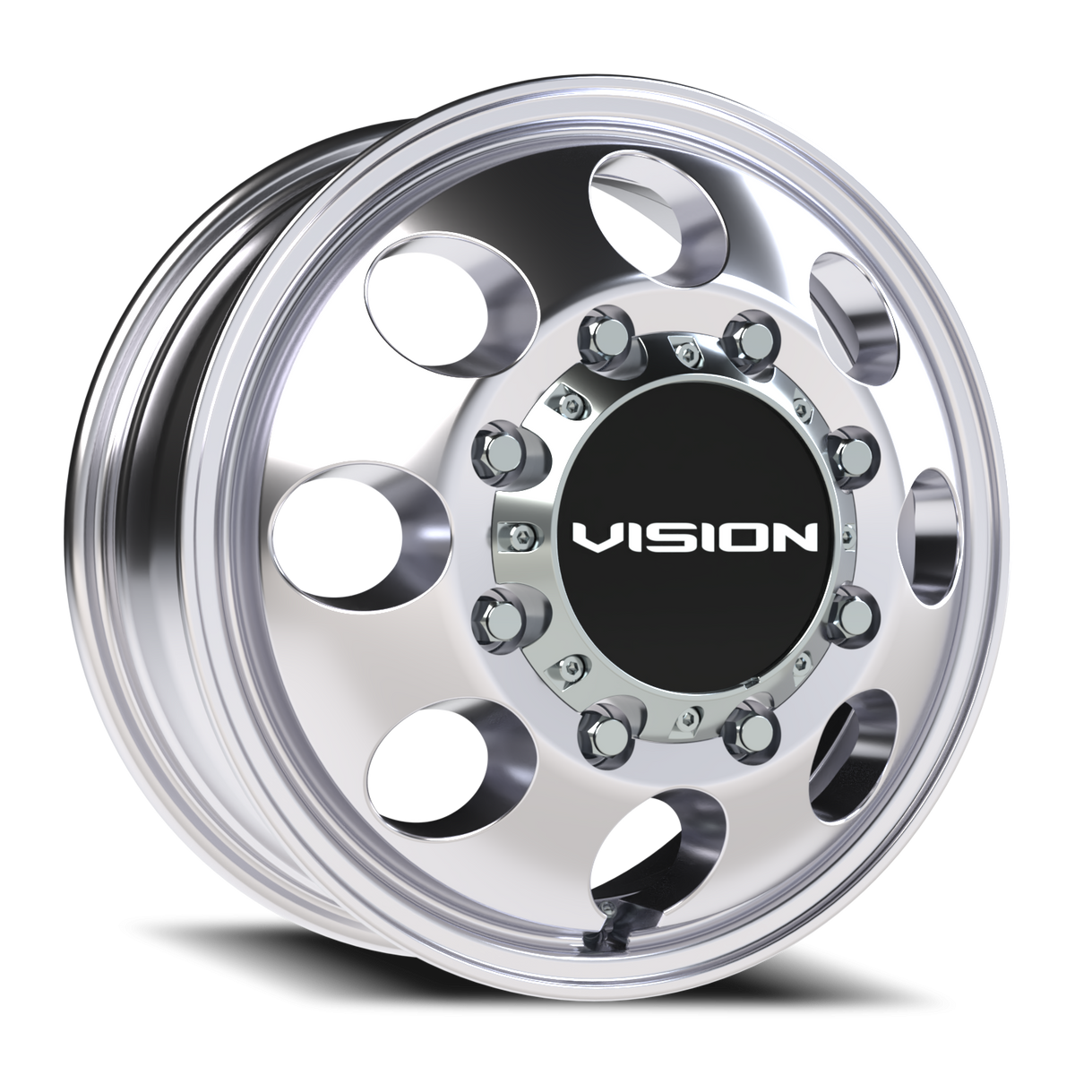Vision Wheel 56 Polished 17x6.5 +121 8x200mm 142.2mm - Wheelwiz
