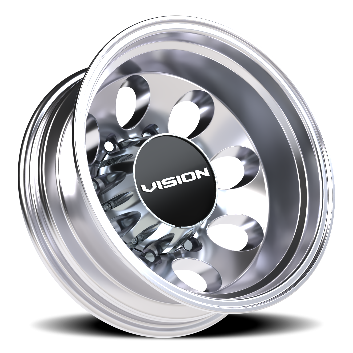 Vision Wheel 56 Polished 17x6.5 -143 8x210mm 154.2mm - Wheelwiz
