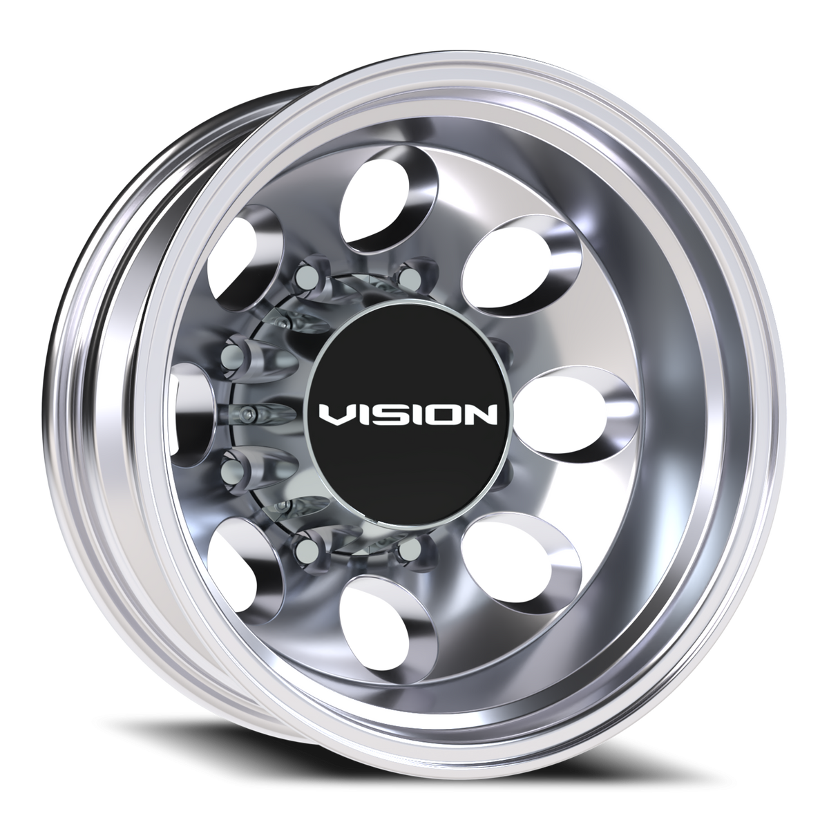 Vision Wheel 56 Polished 17x6.5 -143 8x165.1mm 125.2mm - Wheelwiz