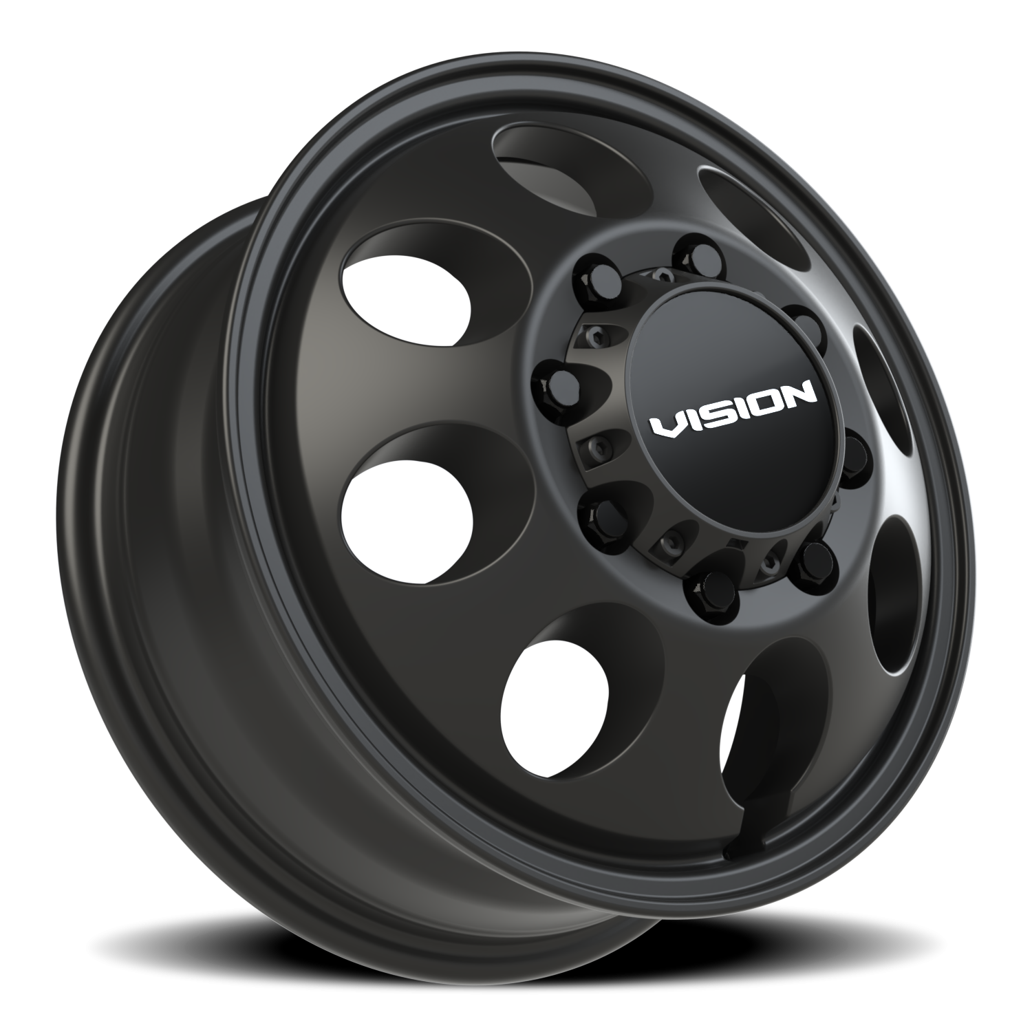Vision Wheel 56 Satin Black 16x6 +115 8x170mm 125.2mm - Wheelwiz