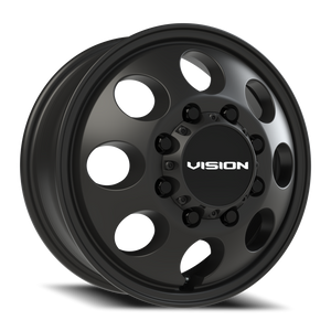 Vision Wheel 56 Satin Black 16x6 +115 8x165.1mm 125.2mm - Wheelwiz