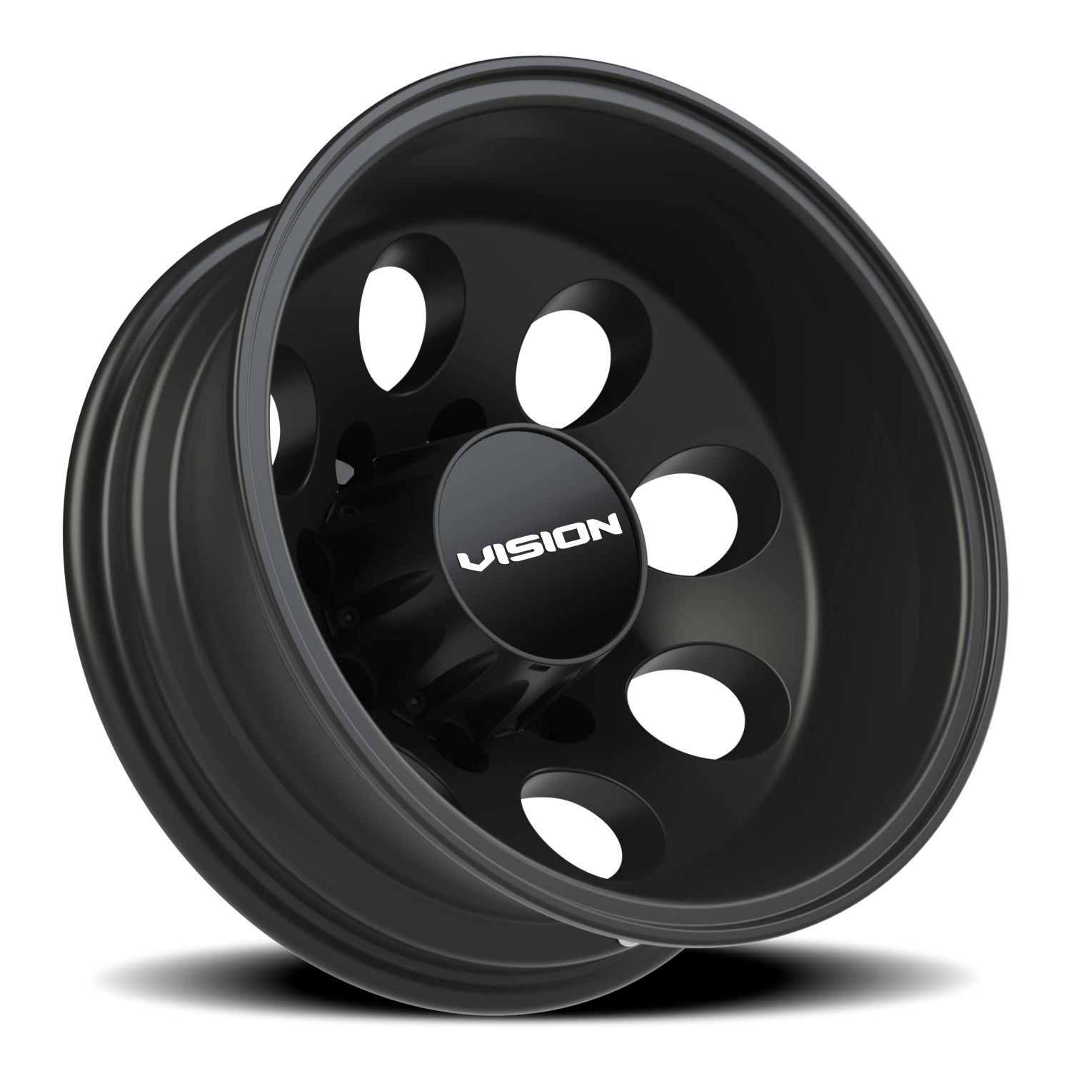 Vision Wheel 56 Satin Black 16x6 -137 8x165.1mm 125.2mm - Wheelwiz