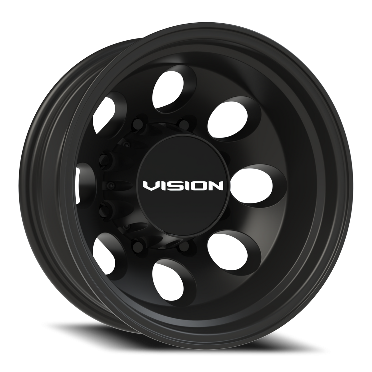 Vision Wheel 56 Satin Black 17x6.5 -143 8x200mm 142.2mm - Wheelwiz