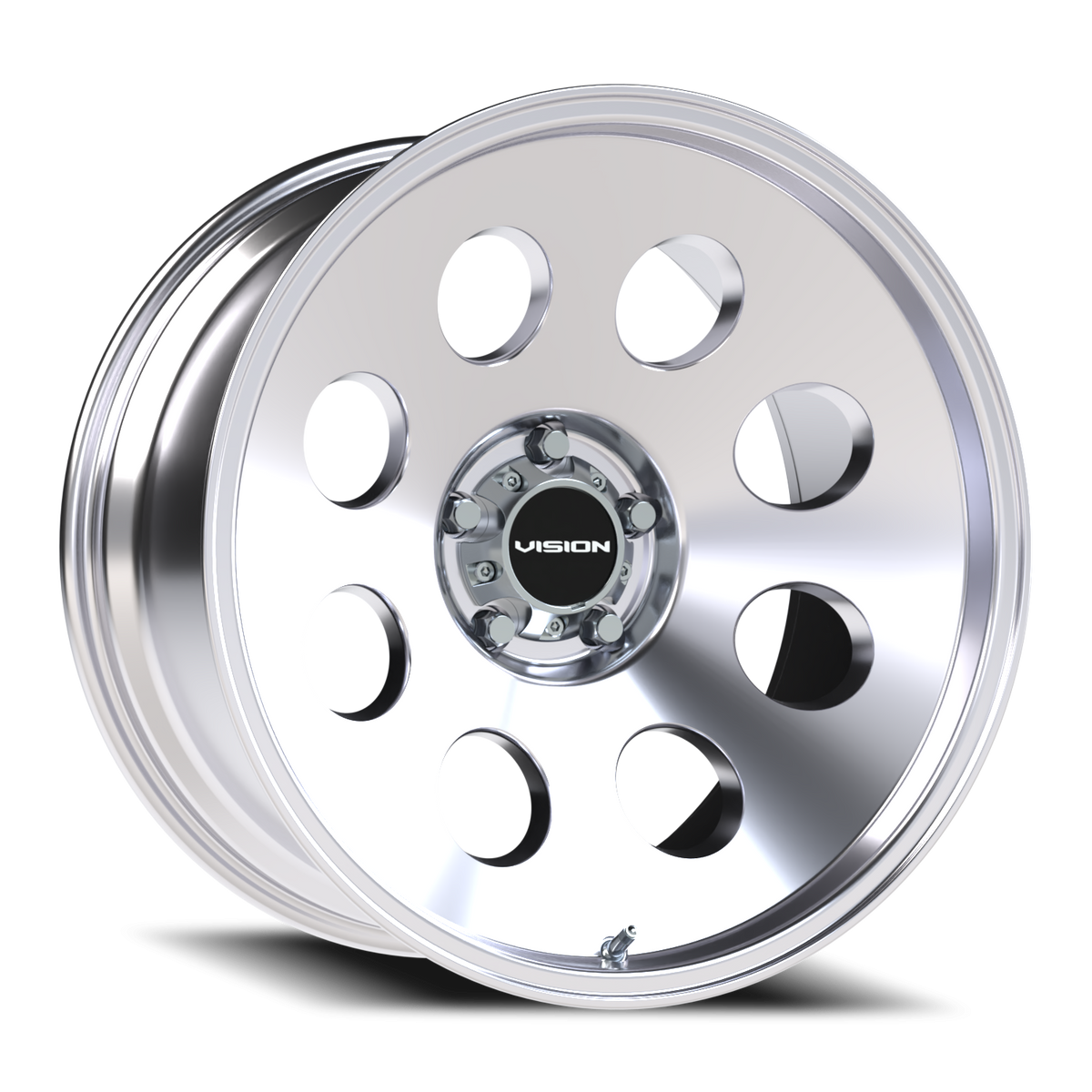 Vision Wheel 56 Polished 20x10 -25 5x127mm 78.1mm - Wheelwiz