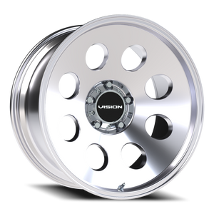 Vision Wheel 56 Polished 20x10 -25 5x139.7mm 108mm - Wheelwiz