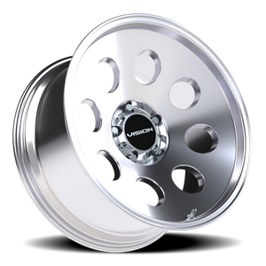 Vision Wheel 56 Polished 20x10 -25 5x139.7mm 108mm - Wheelwiz